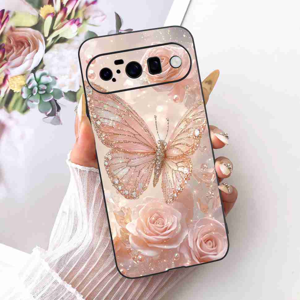 For Google Pixel 10 5G GK2MP Case Silicone TPU Black Cover For Google Pixel10 GLBW0 GL066 Retro Animal Cartoons Phone Cases Capa