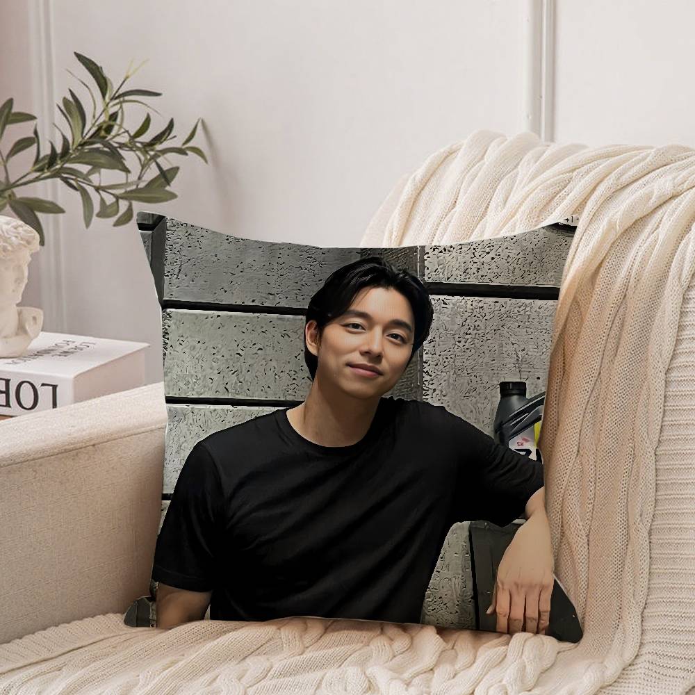 Custom G-Gong YooS KPOP Pillow Case Home Decor Throw For Sofa Bed Car Room Decor Gift Idea
