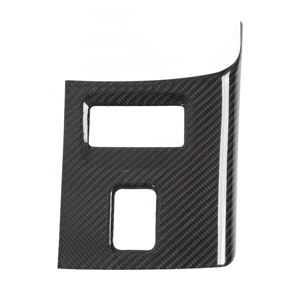 Central Control Gear Shift Panel Frame Carbon Fiber Gear Shift Panel Cover Trim Replacement for Subaru BRZ Glossy