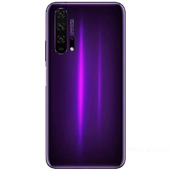 

бренд- Для Huawei Honor 20 Pro YAL-AL10 YAL-L41 Загартоване скло Задня кришка батареї Дверцята Корпус + кришка спалаху + об єктив камери фіолетовий