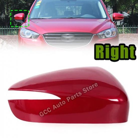 For Mazda CX-5 CX5 2015 2016 Right Red Rearview Mirror Cover