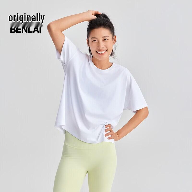 Benlai Women's Antibacterial Cooling Loose Short Sleeve T-shirt
