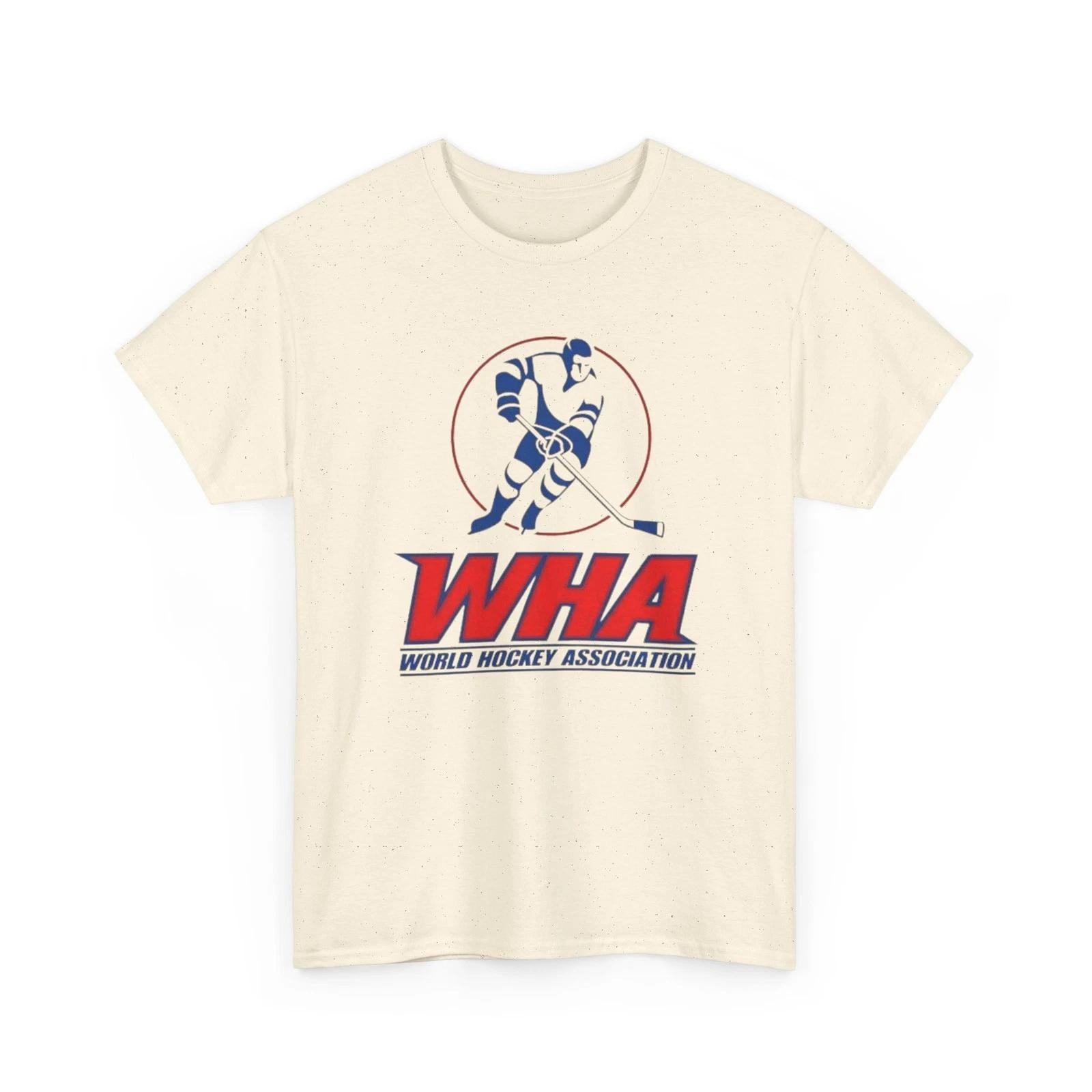 WHA World Hockey Association Printed T shirt Defunct League M