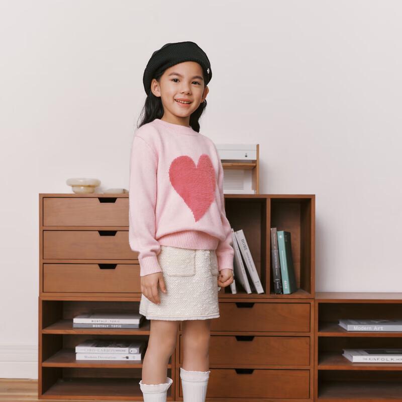 Little MO&Co. Girls  Wool Blend Knitted Sweater 110