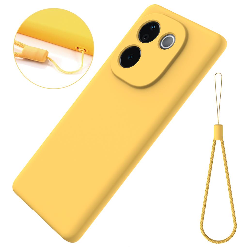 Real Liquid Silicone Case for VIVO IQOO Z9S Pro Soft Shockproof Bumper Protection Lens Cover Cases for VIVO T3 Pro