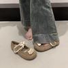 Versatile Gentle Bow Cartoon Flat Shoes Fashion Sweet Girly Soft Spring 2025 New