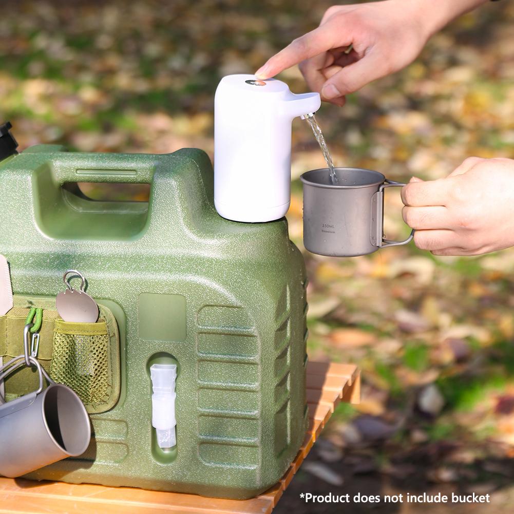 Automatic Water Dispenser 1200mAh Electric Drinking Water Pump USB Rechargeable Portable Water Pump for Outdoor Camping