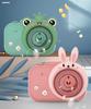 Electric Lighting Music Children'S Cartoon Camera Bubble Machine