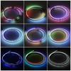 RGB USB Auto Innenraum Ambiente Licht Regenbogen Acryl Streifen LED Symphonie APP Musiksteuerung Dekorative Armaturenbrett Atmosphärenlampe
