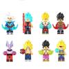 Kf6181a E Kf6182a Mini Figuras de Dragon Ball Conjunto Colorido de Brinquedos de Blocos de Montar