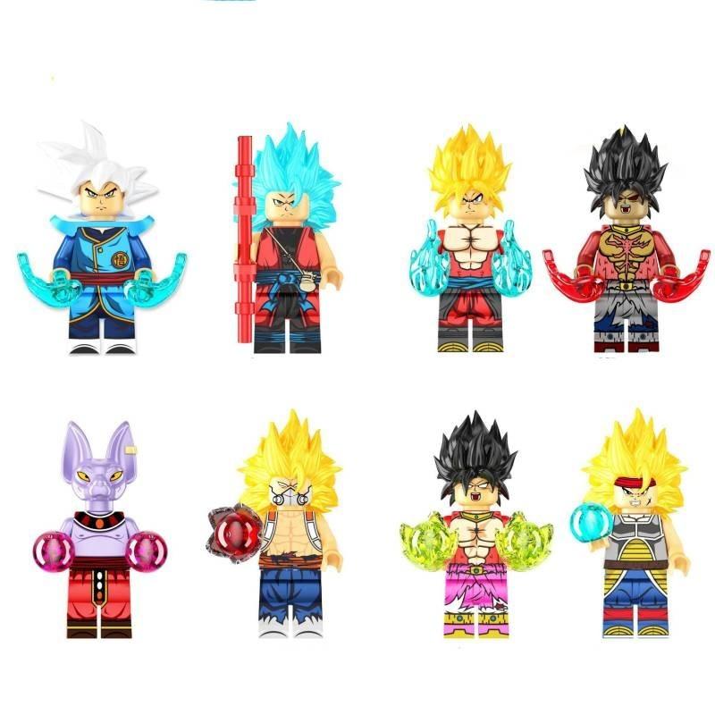 Kf6181a And Kf6182a Dragon Ball Mini Figurines Colorful Building Block Toys Set