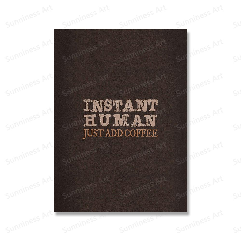 Katze und Kaffee Poster Moka Pot Wandkunst Leinwand Malerei Moderne nordische Drucke Bilder für Wohnzimmer Küche Wohnkultur