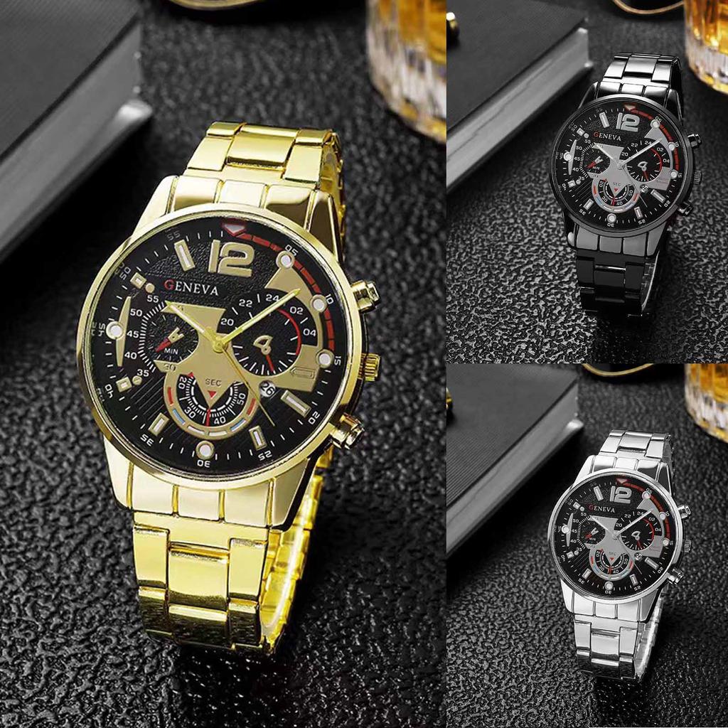 Men's  Luminous Running Alarm Clock Watch