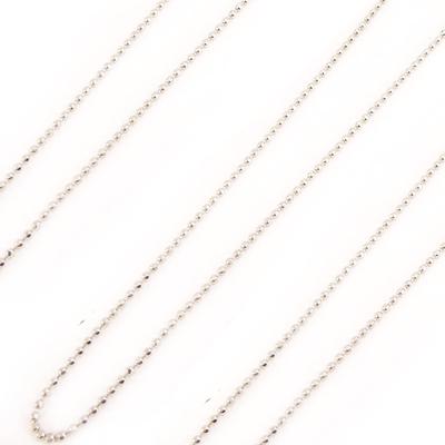 [K9301] - Strieborná retiazka 'Mikro-guľôčky' 55 cm 2 mm