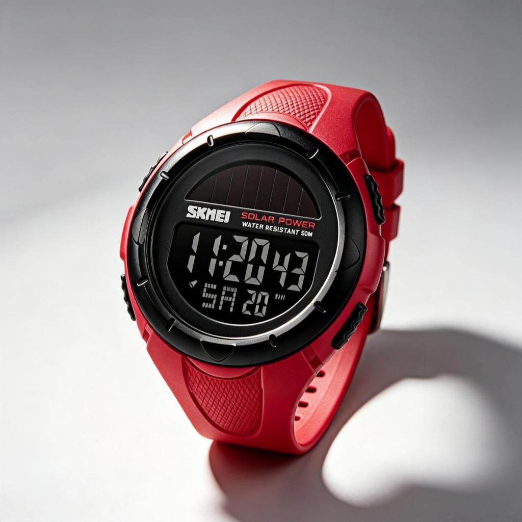 Herren Digitaluhr SKMEI Solar Dual Display Sport 1405