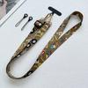 Verbesserte Version Retro-Muster Diagonales Band Verstellbar Handy Langes Lanyard Zum Aufhängen am Hals Um Verlust zu Verhindern Seil