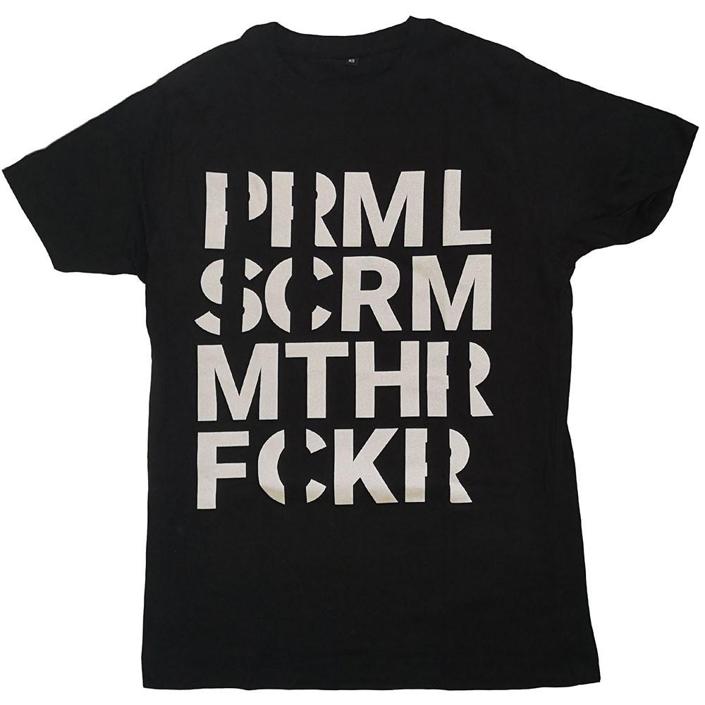 Men s Primal Scream Muthafucka T-shirt X-Small Black M