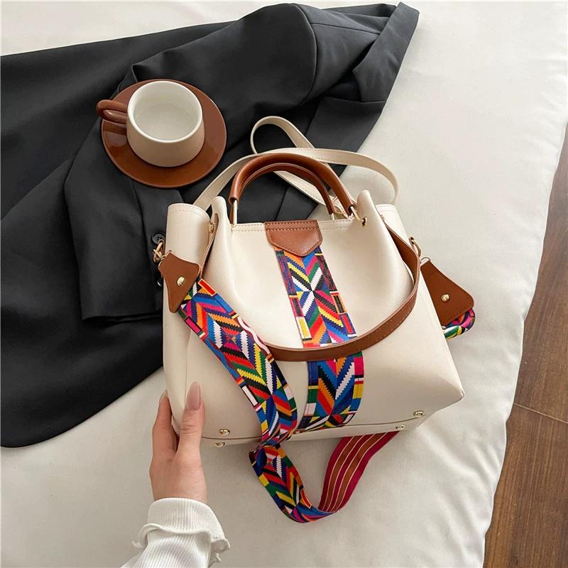 Women's Bag 2025 Summer New European and American Fashion Four-piece Set Mother and Child Bag Portable Shoulder Messenger Bag Bucket Tote Bag