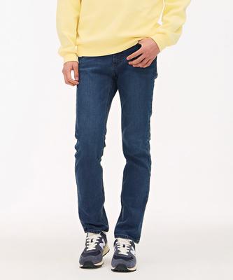 CHASECULT Men'S Hidden Banding Slim Denim Pants - Blue