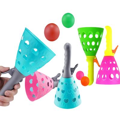 Outdoor Kids Fun Ejection To Catch a Ball Launch Throwing Toy Pinball Sense Training Equipment Pair for Toys Parent-Child