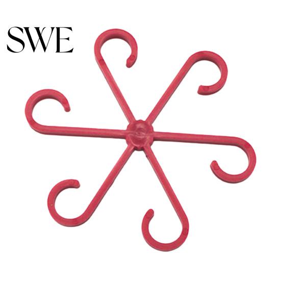 Waterproof Plant Clip 4Pcs Stem Support Clips Wear-Resistant Vine Clamps Long-lasting Tool Reusable Secured Plastic Indoor Outdoor Garden Accessories