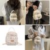 Rabbit Pattern Pu Crossbody Bag With Chain Strap For Daily Use And Fashion Accessory