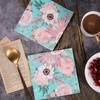 Disposable Party Napkin Double Layer 20 Pieces/Pack Floral Pattern