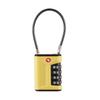 TSA 4 Digit Combination Lock Padlock Cabinet Padlock Portable Luggage Coded Lock  for Travel