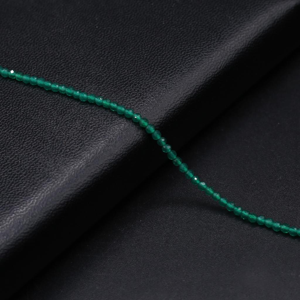 Naturstein facettierte Perlen Opal Isolation Perlen Charms für Schmuckherstellung DIY Halskette Armband Ohrringe Zubehör Größe 3 mm