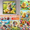 New Easter Kit Home Decor Art Craft 40x40cm 5D DIY Full Round Drill Colorful Diamond Painting Bedroom Living Room Decoration Set