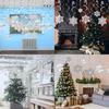 Charming Christmas Snowflake Hanging Decorations With Spiral Design For Festive Displays