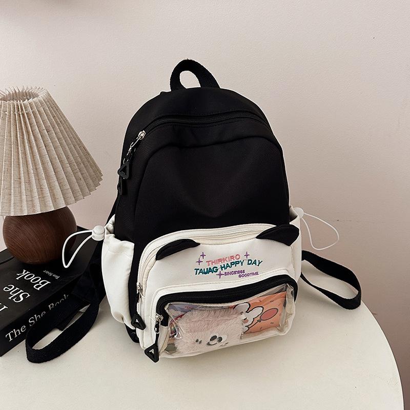

The schoolbag is high-value, sweet and cute, and the schoolbag is versatile for women commuting.