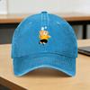 Teddy Bear Playing Badminton Print Casual Baseball Cap Summer for Young Unisex And Women Trucker Hat SunProof