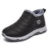 New Cotton Shoes Large-sized Cotton Boots Fleece and Thickened Ankle Boots Warm Snow Boots