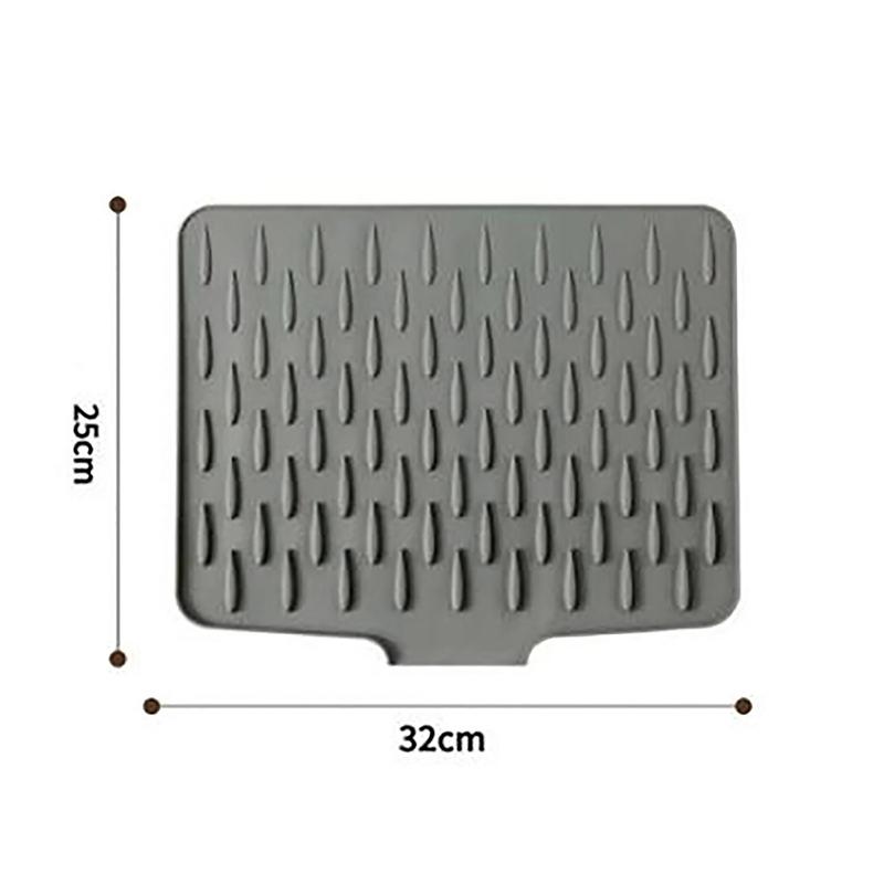 Silicone Kitchen Mat Shock Absorption Non Slip For Food Prep And Dish Drying