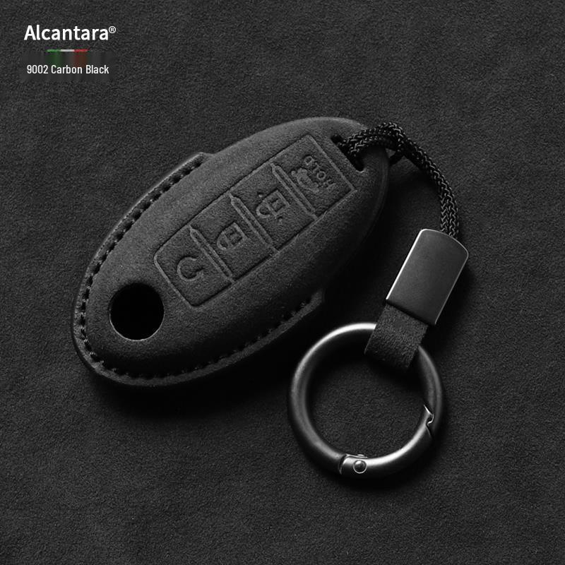 Nissan Key Cover: Full Wrap Suede Shell for Qashqai, Teana, X-Trail, Tiida, Loulan, Tuoda.