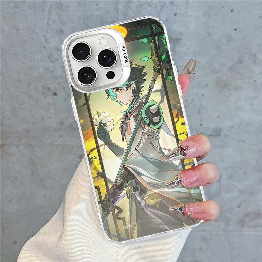 Genshin Impact XIAO Phone Case For IPhone 16 15 14 13 12 11 Pro Max X XR XSMAX 8 7 Plus Matte Shockproof Back Cover