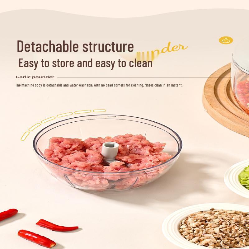 LISM Manual Garlic Chopper & Mini Food Processor