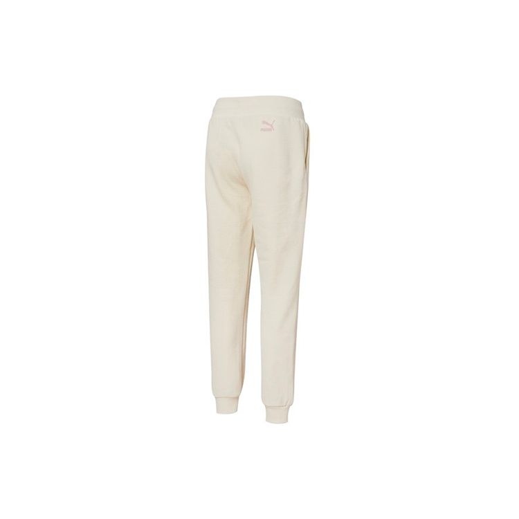 Puma Embroidered Logo Knit Tapered Breathable Sports Pants Women Bottoms 536755-99