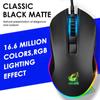 Gaming Mouse Wired USB Optical Computer Mice with RGB Backlit 3 Adjustable DPI Ergonomic Gamer Laptop PC Mouse with 6 Buttons