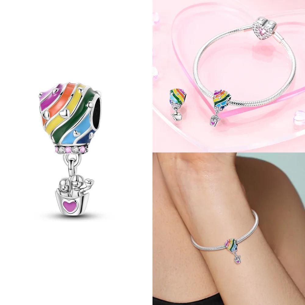 Charm Bead Components Copper Metal Clock Suitcase Car Sewing Machine Pendant Bead Components Bead Components Compatible With Women Authentic Original