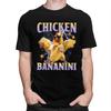 Male Chicken Bananini Italian Brainrot Meme T Shirt Short Sleeve 100 Cotton TShirt Novelty Loose Oversized Streetwear Clothing
