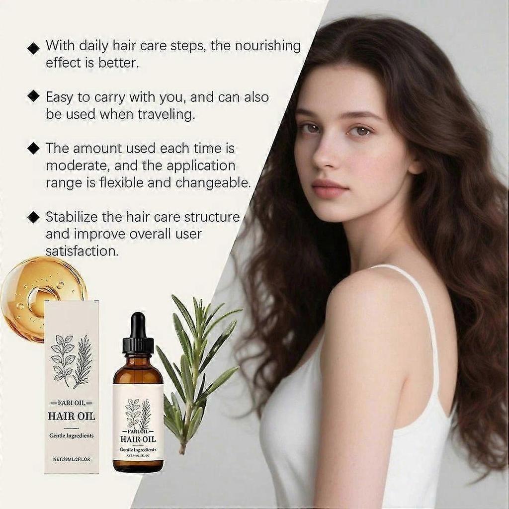1-3X Fari Oil Hair Growth & Scalp Treatment, Botanical Scalp Oil with Herbal Infusion for Dry Scalp & Edges, Daily Nourishment for All Hair Types