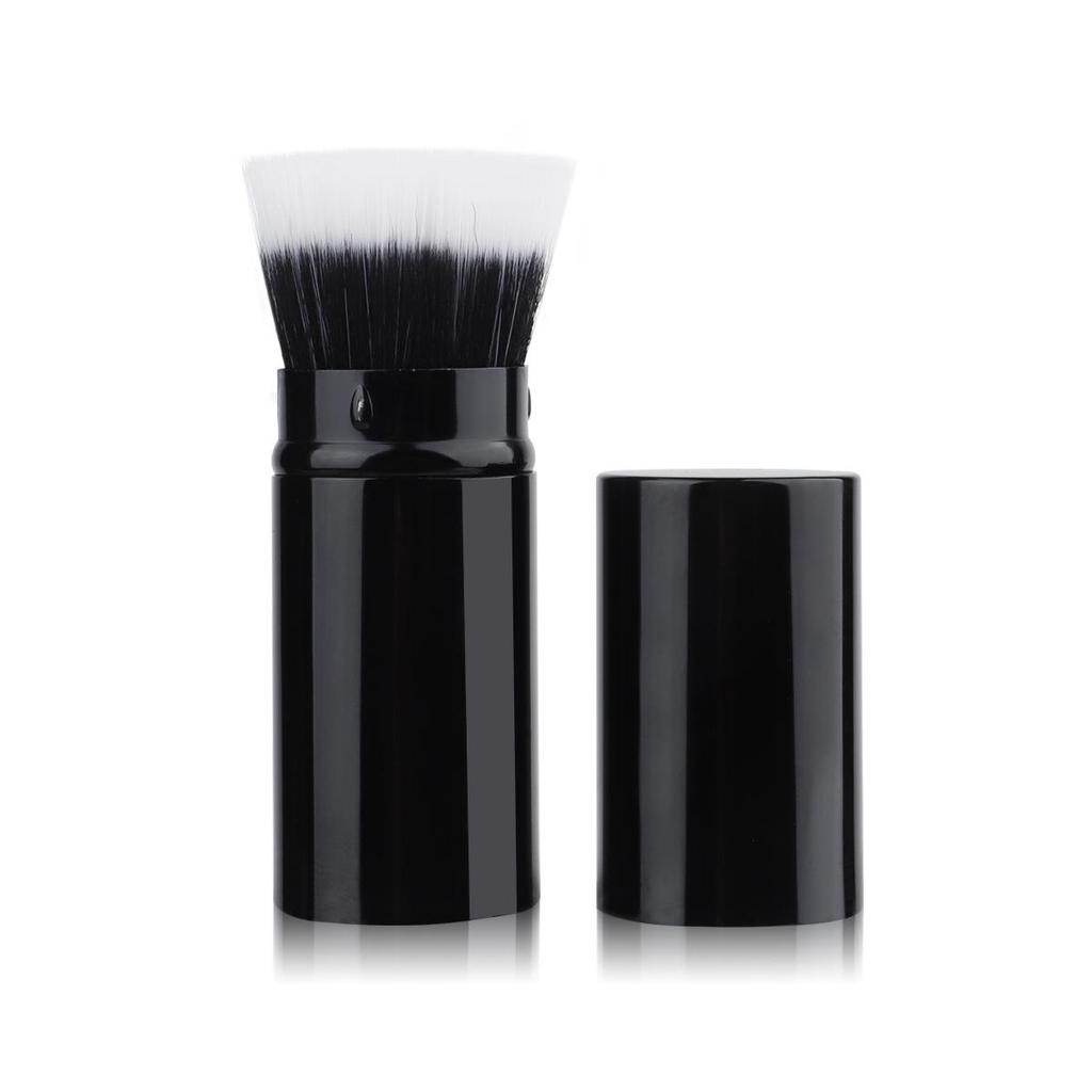 Retractable Travel Makeup Brush: Portable Blush & Powder Tool