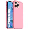 Protective Case - Silicone TPU - iPhone 14 Pro - Pink - Sleek Design - Flexible
