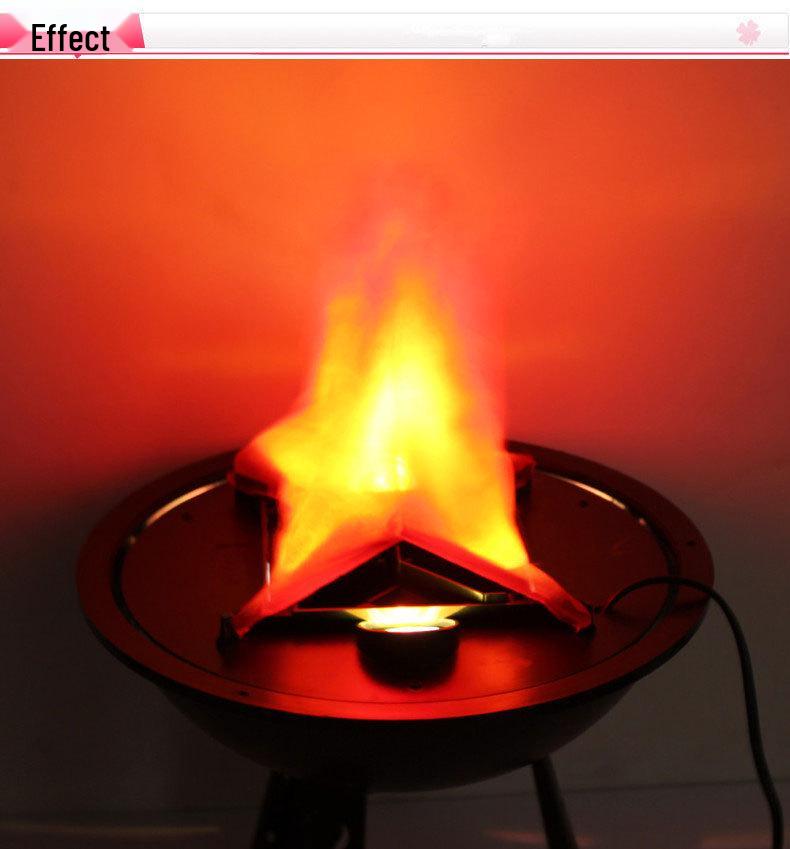 Halloween LED Flame Lamp - Stage, Wedding & Haunted House Decoration | Fake Fire Pit
