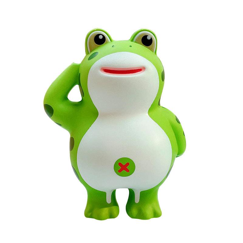 Sell Cub Frog Decompression Pu Slow Rebound Sell Cub Frog Pinch Music Deformation Vent Cute Cartoon Creative Toy