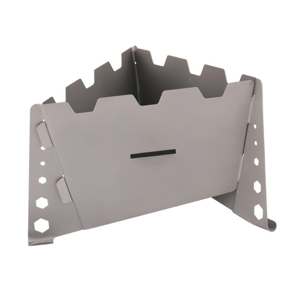 Solid Fuels Stove Folding Stove Solid Fuels Stove Tablets with Side Panel Foldable Barbecue Stove for Camping Hiking