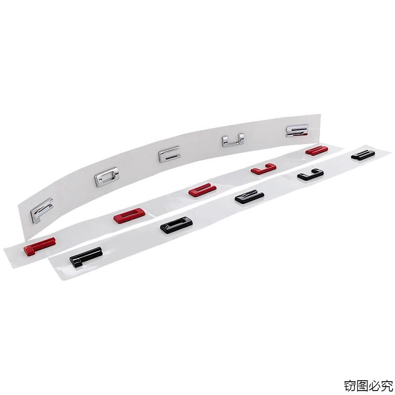 ABS Car Letter Sticker Rear Trunk Tail Logo Styling for Ford Focus 3 2 MK2 MK2 MK3 MK7 Emblem Badge Decals Auto Accessories LL40