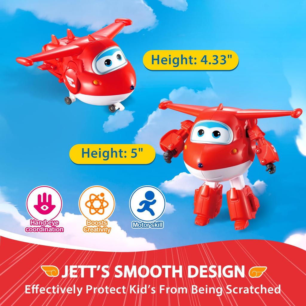 Super Wings Transforming Planes Jett -